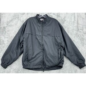 NRA Tactical Jacket Mens Size M Black Windbreaker Concealed Carry Full Zip Logo